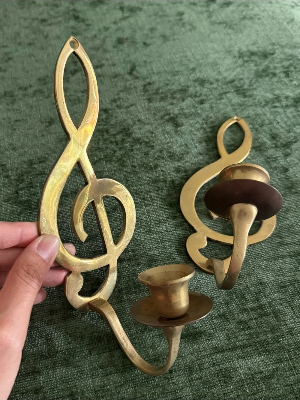 Vintage wall candle holder